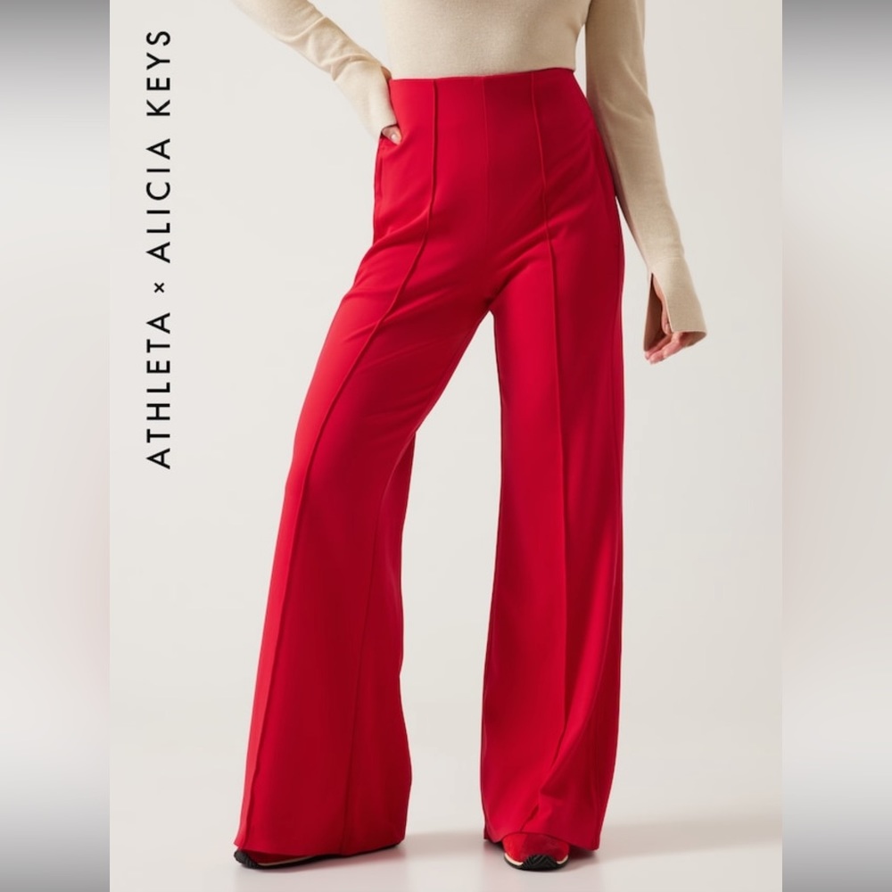 Athleta Alicia Keys Limitless Pant Red 2